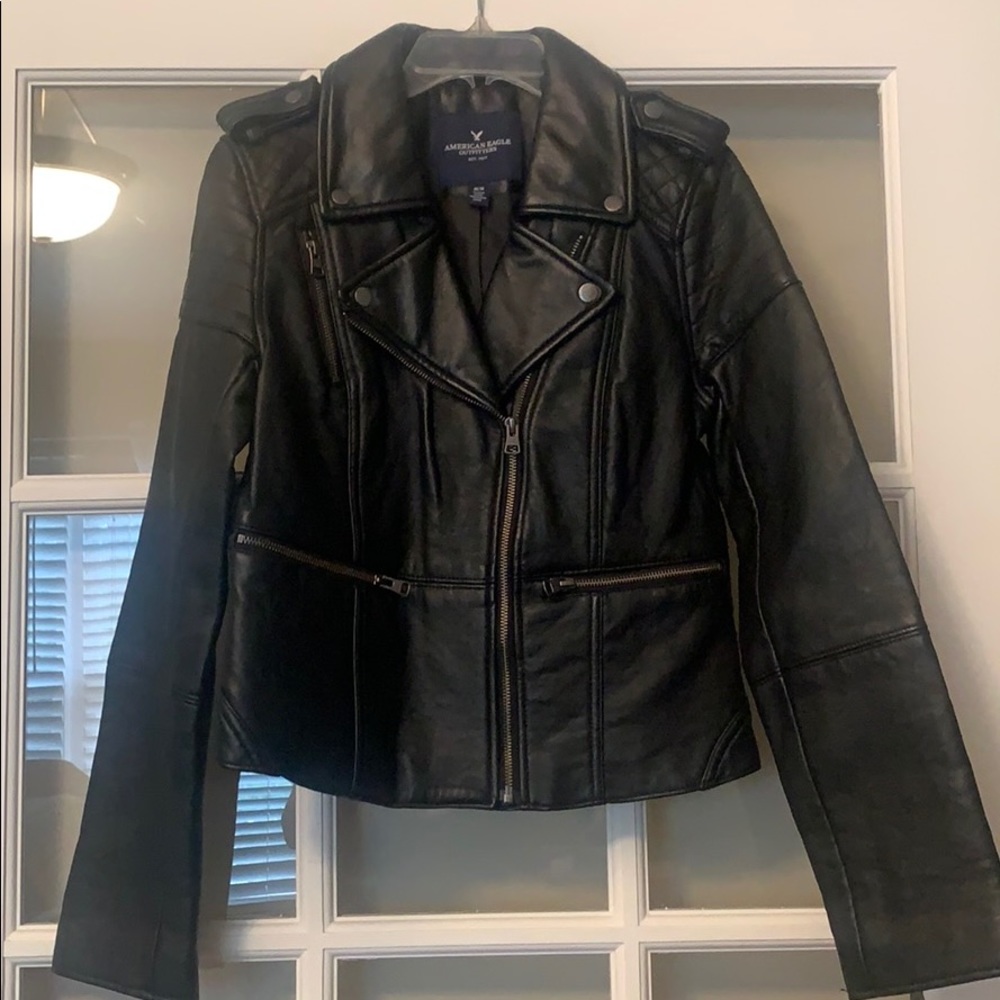 American Eagle Outfitters Faux Leather Jacket